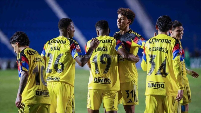 美洲俱乐部 2025-2026 联赛球衣字体